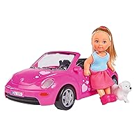 Simba- Auto con Evi e Cucciolo, Multicolore