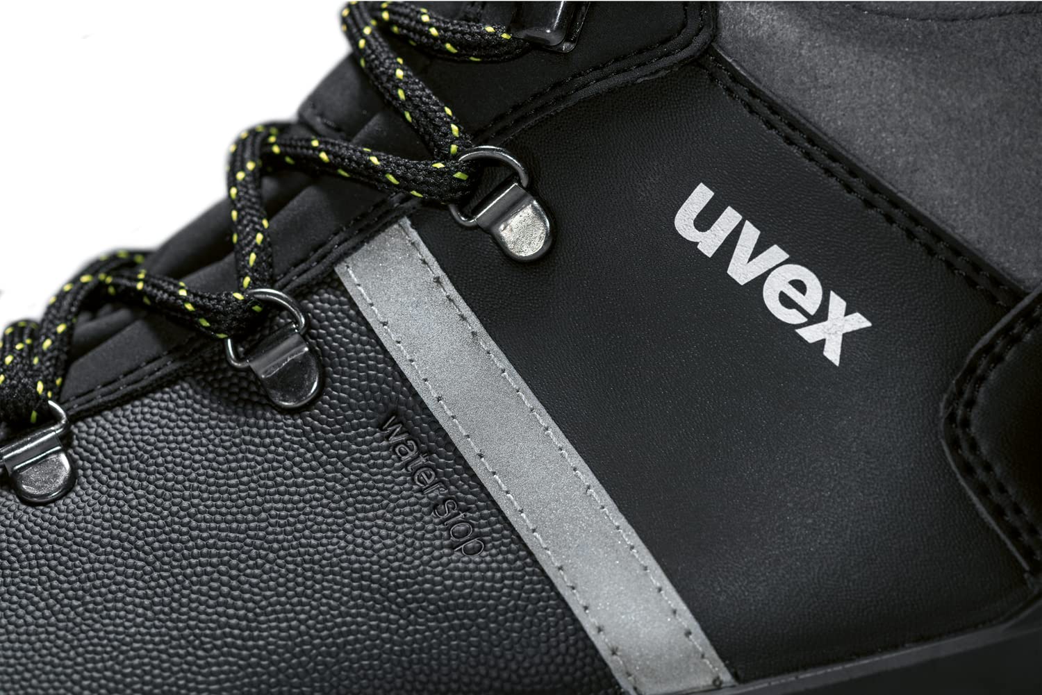 Uvex 6510241 2 Construction 6510241-Botas de Seguridad S3 (UE): 41, Color Negro, Gris, 1 par, duraderas y Resistentes Hombre