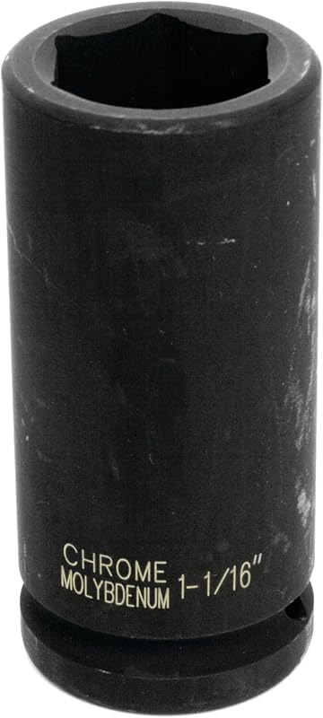 Soquete de Impacto Profundo Performance Tool M742-34, Encaixe de 19,05 mm (3/4 pol.), Sextavado de 27 mm (1-1/16 pol.)