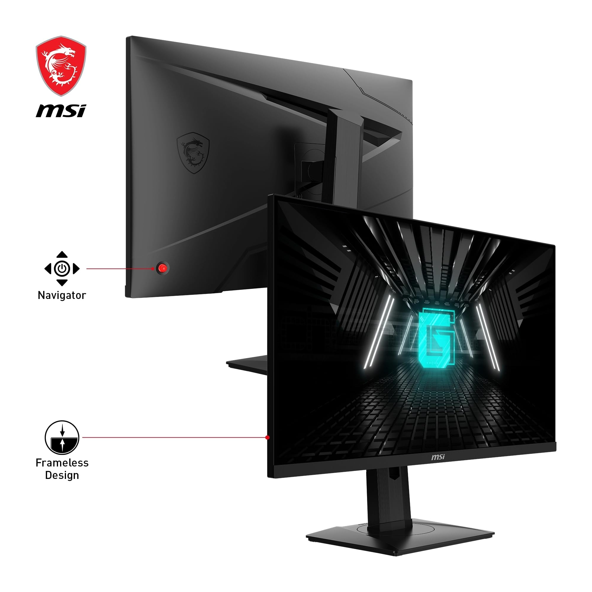 MSI G274QPX Monitor Gaming da 27" WQHD - Pannello Rapid IPS (2560 x 1440), 240 Hz / 1ms GtG, Gamut di Colori 98% DCI-P3, HDR 400, Type-C PD 65W, Compatibile con G-SYNC - DP 1.4a, HDMI 2.0b CEC