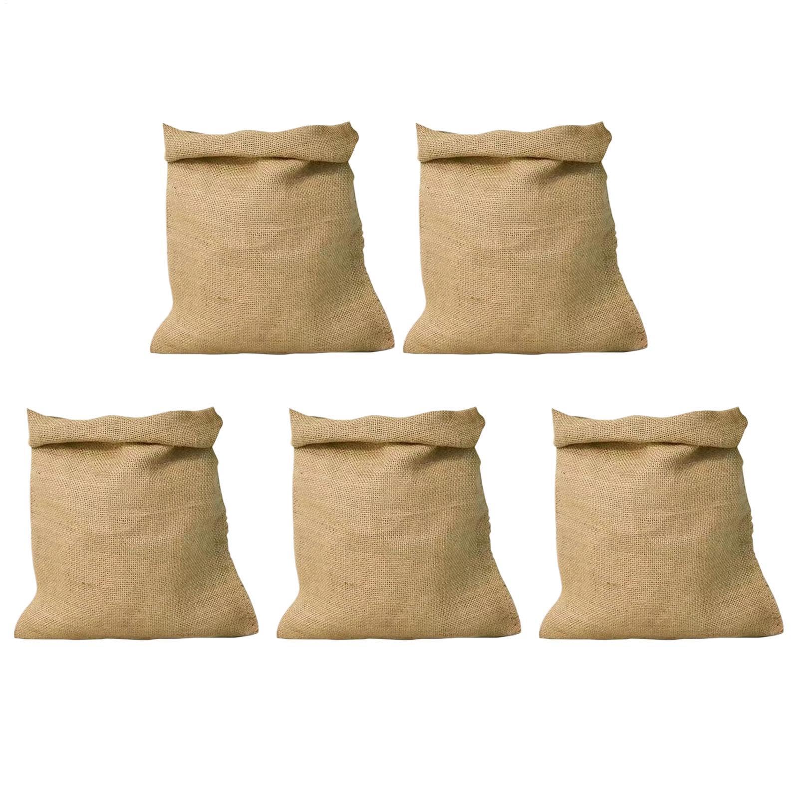 Sacos de arpillera reutilizables de 40x60 cm para almacenamiento y tierra de cultivo