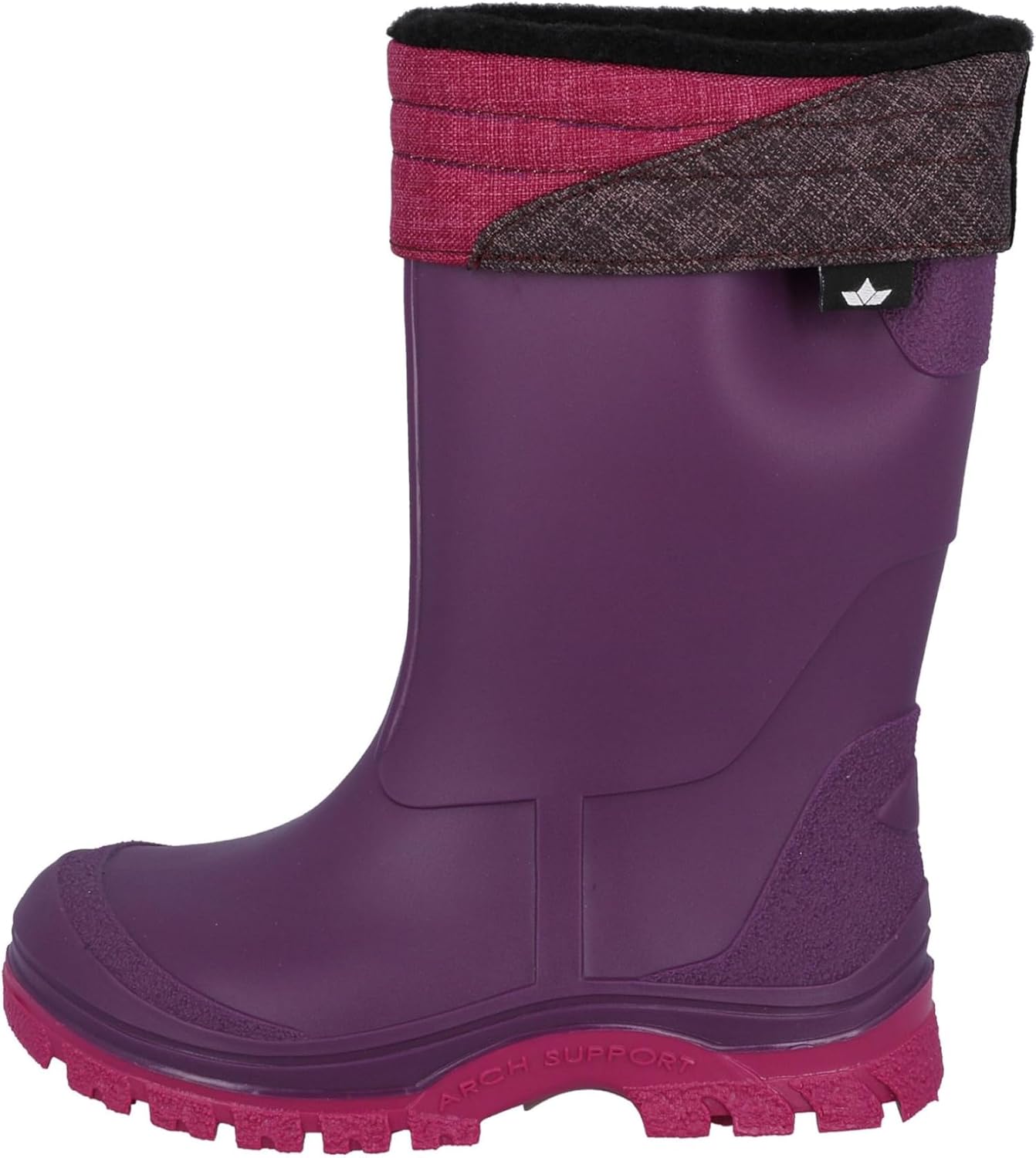 Lico Girl's Classic Boots Rain, Purple Pink, 4 us