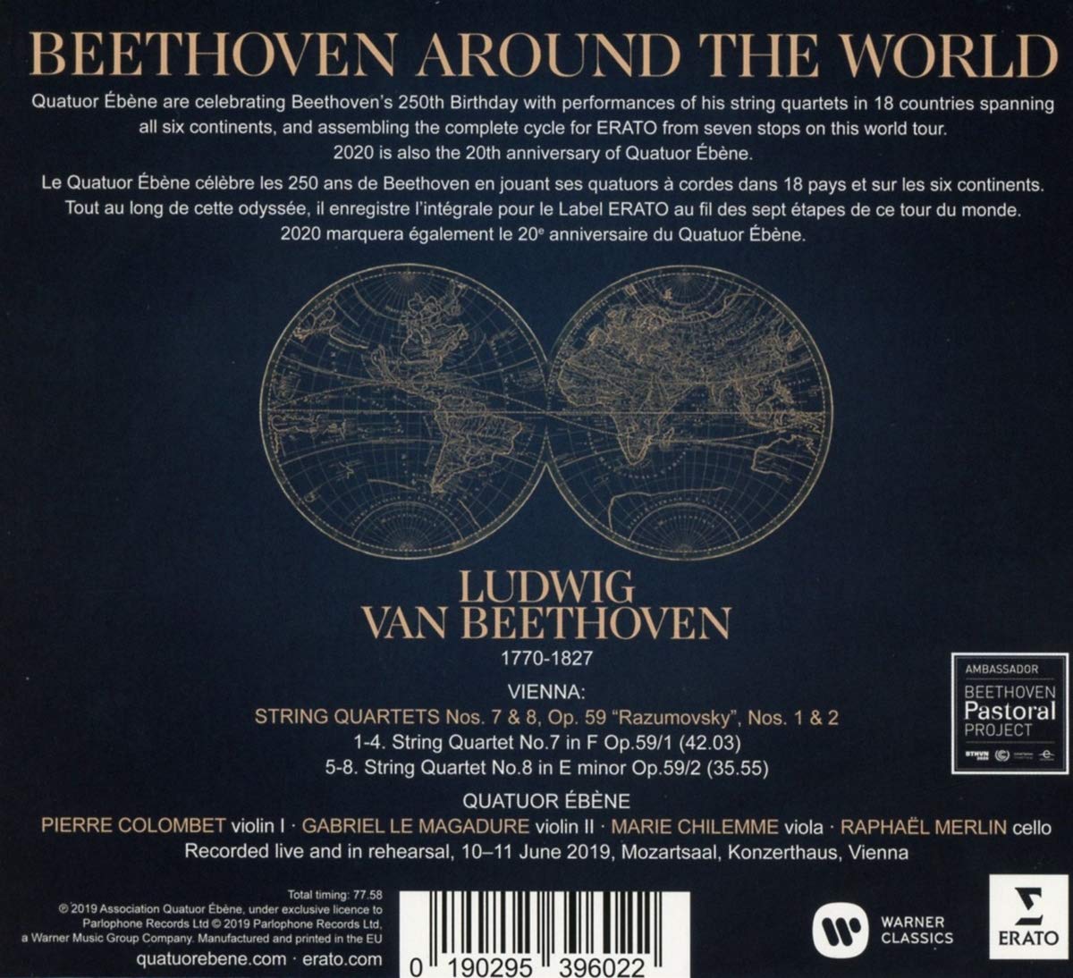 Beethoven Around The World Wien Op 59 1 2 Quatuor Ebene Beethoven Ludwig Van Amazon De Musik