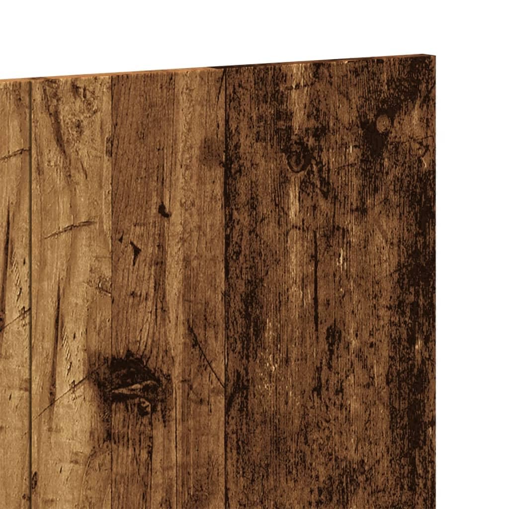 Testiera Letto In Rovere Massello 100 Cm | VidaXL | Legno Naturale 102x3x79 Cm | Per Materasso Larghezza 100 Cm - 3