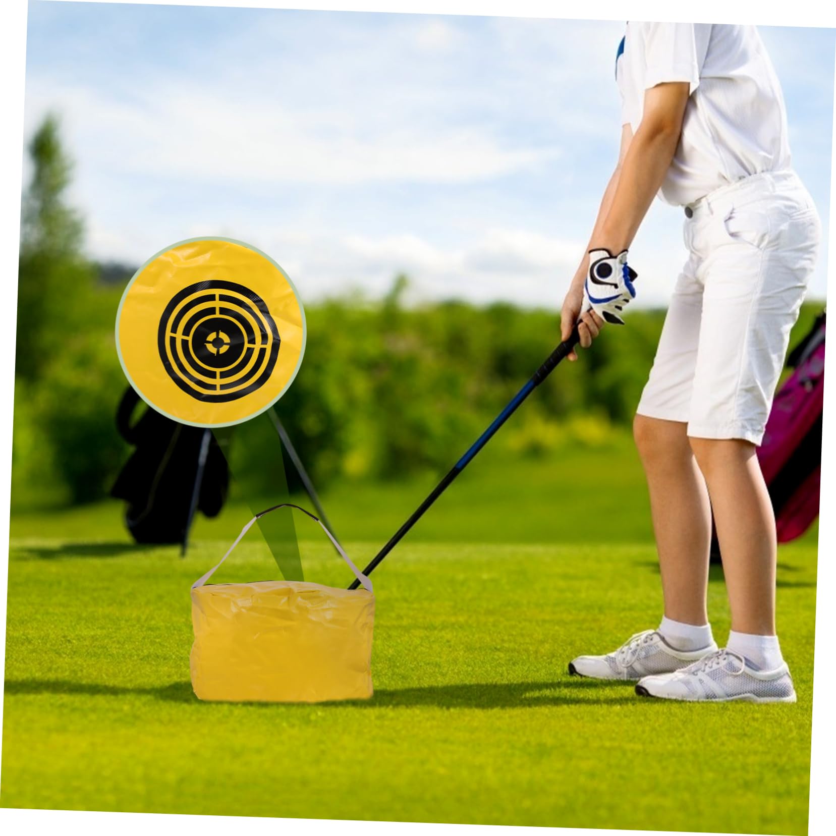 Toddmomy Bolsa De Entrenamiento Swing Para Practicar y Técnica De Swing De Duraderos y Diseño Científico Para Entrenamiento Interior y La Precisión