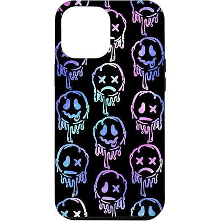 Trippy Melting Smiley Face Teal And Black Psychedelic Iphone Tough Cases For Iphone 8 To Iphone 12 Pro Max Phone Cases Electronics Cases Lifepharmafze Com