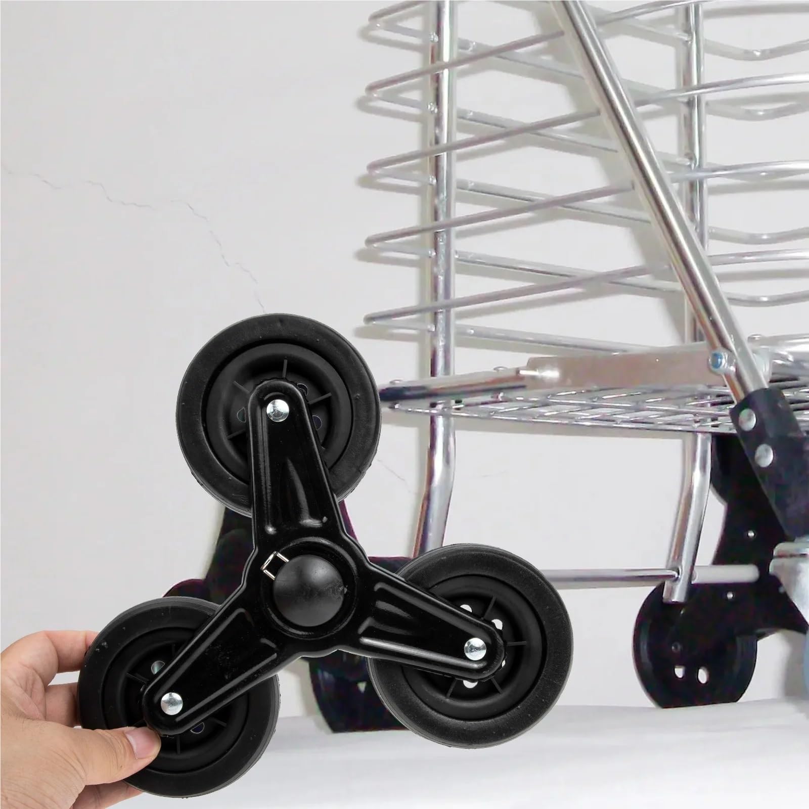 Lenkrollen, 6 Stück Dreieckige Möbelrollen Für Treppensteigen-Einkauf,für Karren, Möbel, Küche