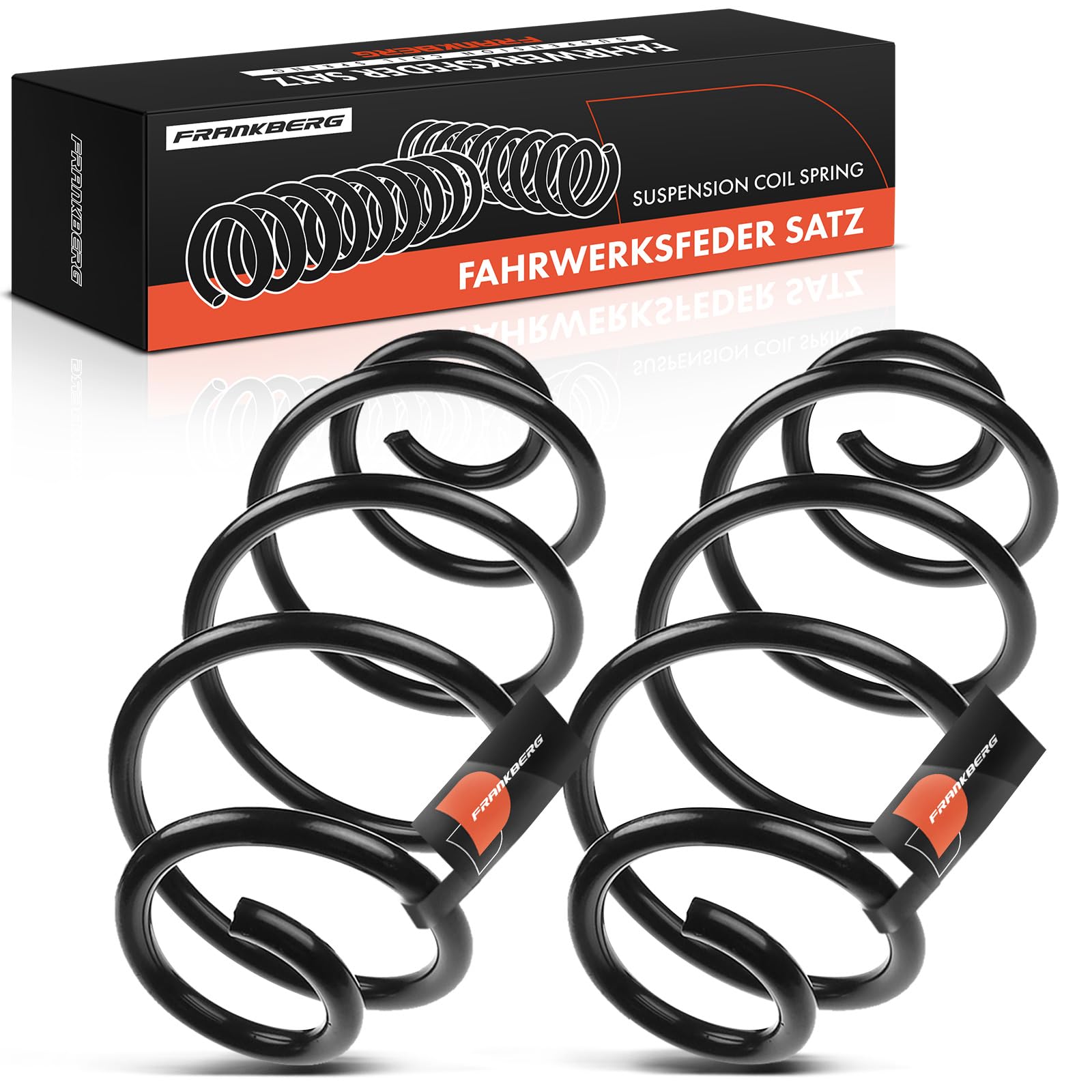 Frankberg 2 muelles de suspensión eje trasero 51850391 | Compatible con: Doblo Cargo 263, Caja combinada/MPV X12