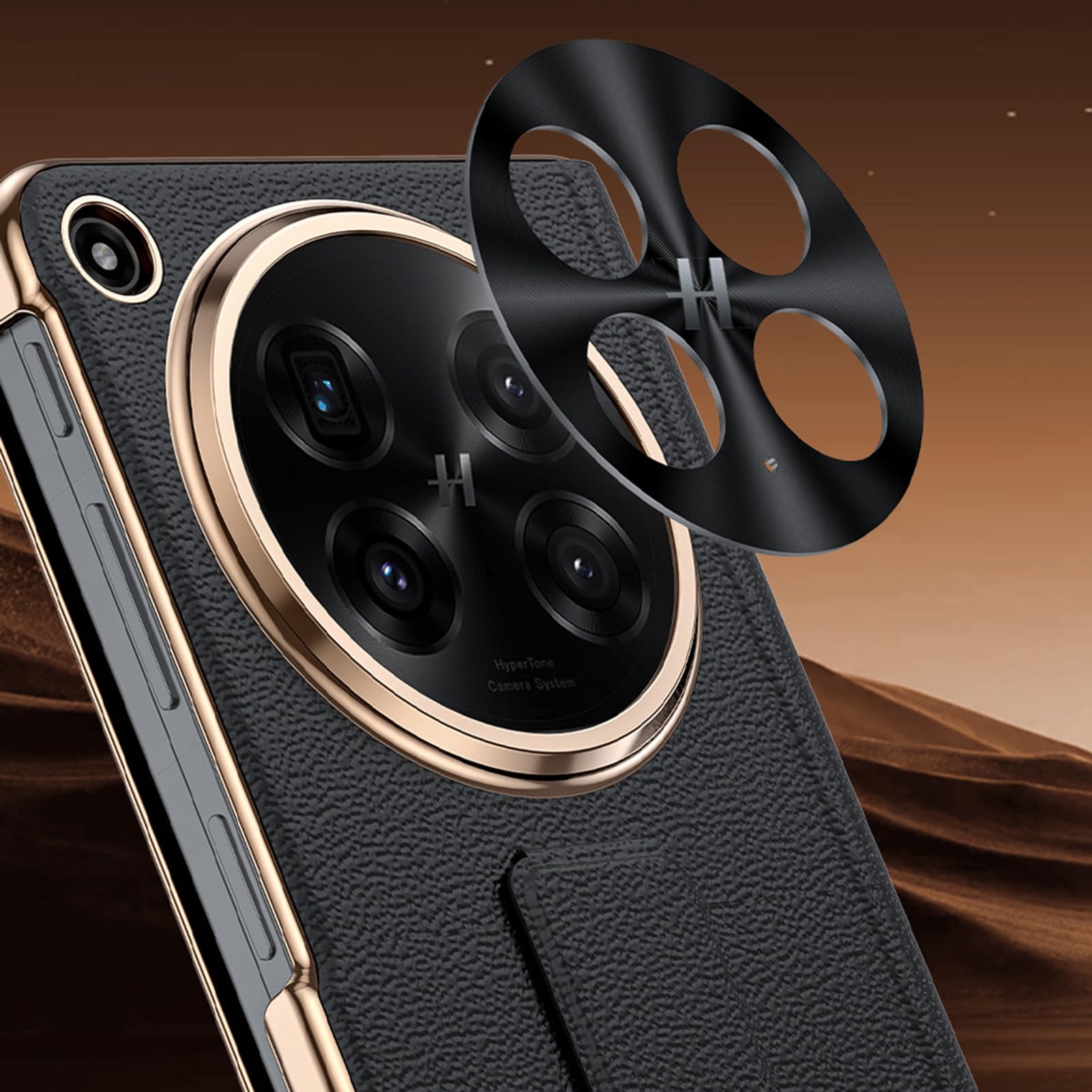 Pokrowiec ochronny do Oppo Find N6, pasek na palec z prawdziwej skóry, etui na telefon komórkowy, klapka, zapięcie magnetyczne, stylowe, ochronne, czarne, N6