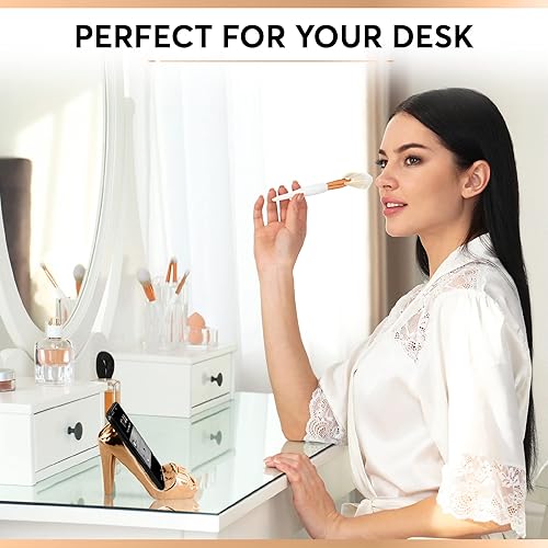 Miniatura 4 de Soporte de tacón alto para teléfono celular, soporte de porcelana para teléfono para escritorio, hogar y oficina, novedoso soporte para dispositivo