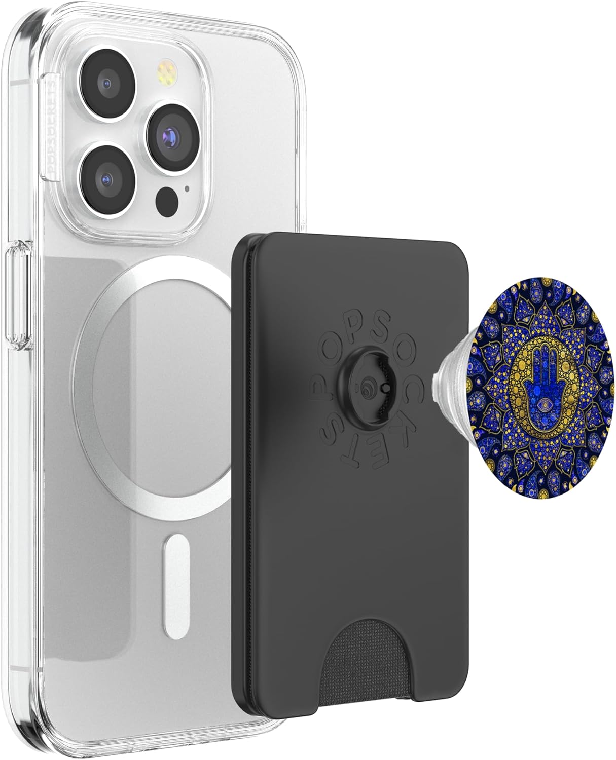Hamsa Hand - Hand of Fatima PopSockets PopWallet for MagSafe