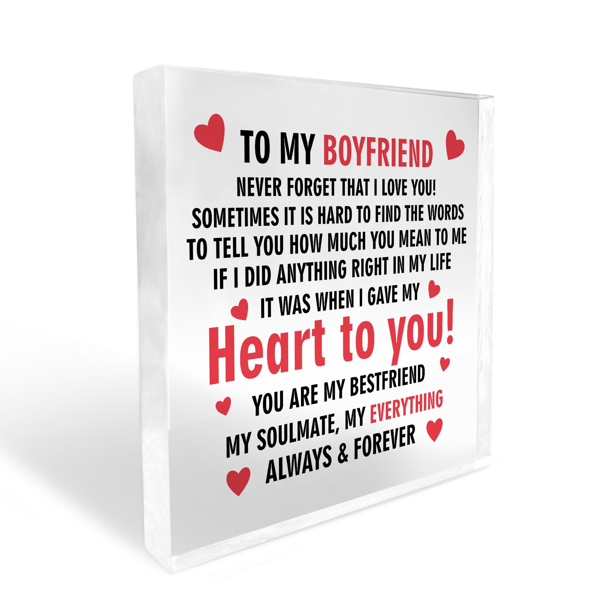 Red Ocean Boyfriend Gift For Valentines Day Gift Anniversary Birthday Gift For Him Boyfriend Gift Ideas Thank You Gift Keepsake