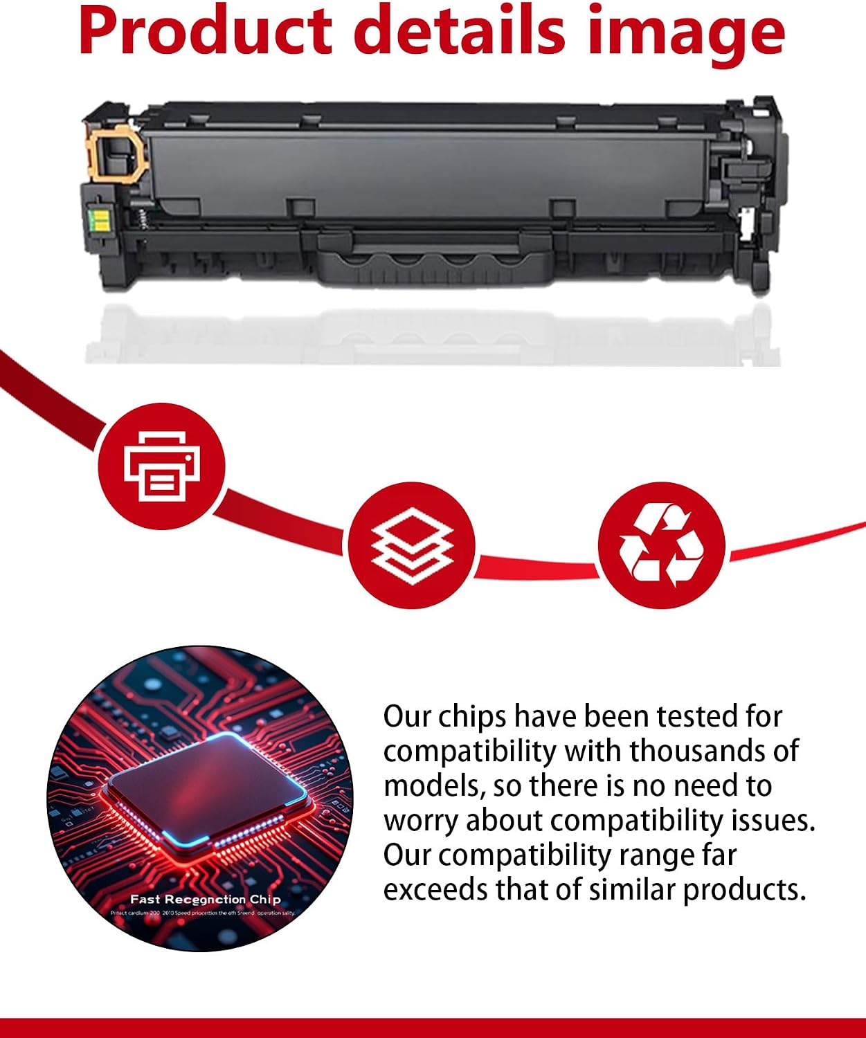 118 Toner Cartridge Set (2 Black, 1 Cyan, 1 Magenta, 1 Yellow) - Replacement for Canon CRG118 Toner, Compatible with imageCLASS MF8580Cdw MF8380Cdw MF8350Cdn MF726Cdw LBP7660Cdn Printers