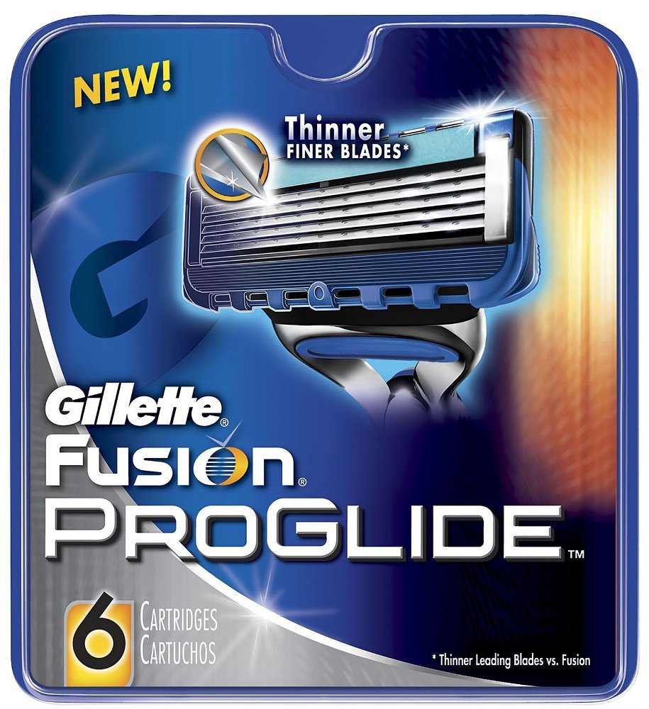 Gillette Fusion ProGlide Blades - 6 Cartridges (B00791FHFQ) Amazon Price History, Amazon Price Tracker