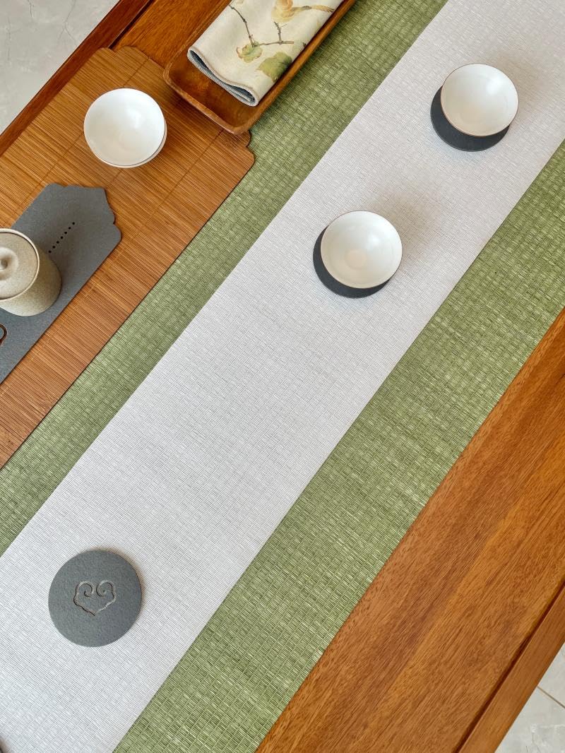 Chemin de table en rotin résistant à la chaleur et facile à couper pour cuisine