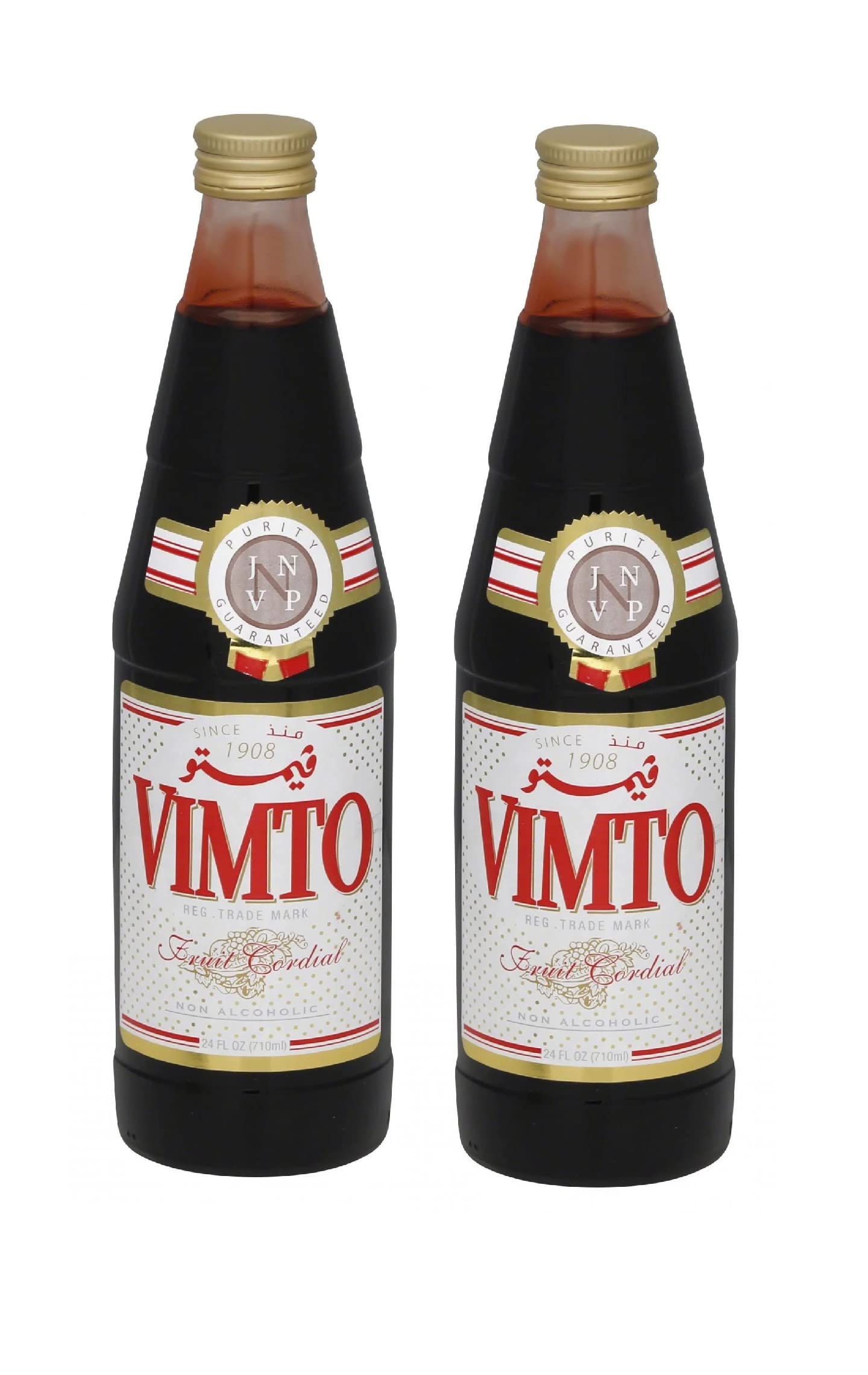 Fruit Syrup Concentrate-Flavorful Fruit Cordial For Drinks & Tea, 2 Glass Bottles 25 fl.oz each.