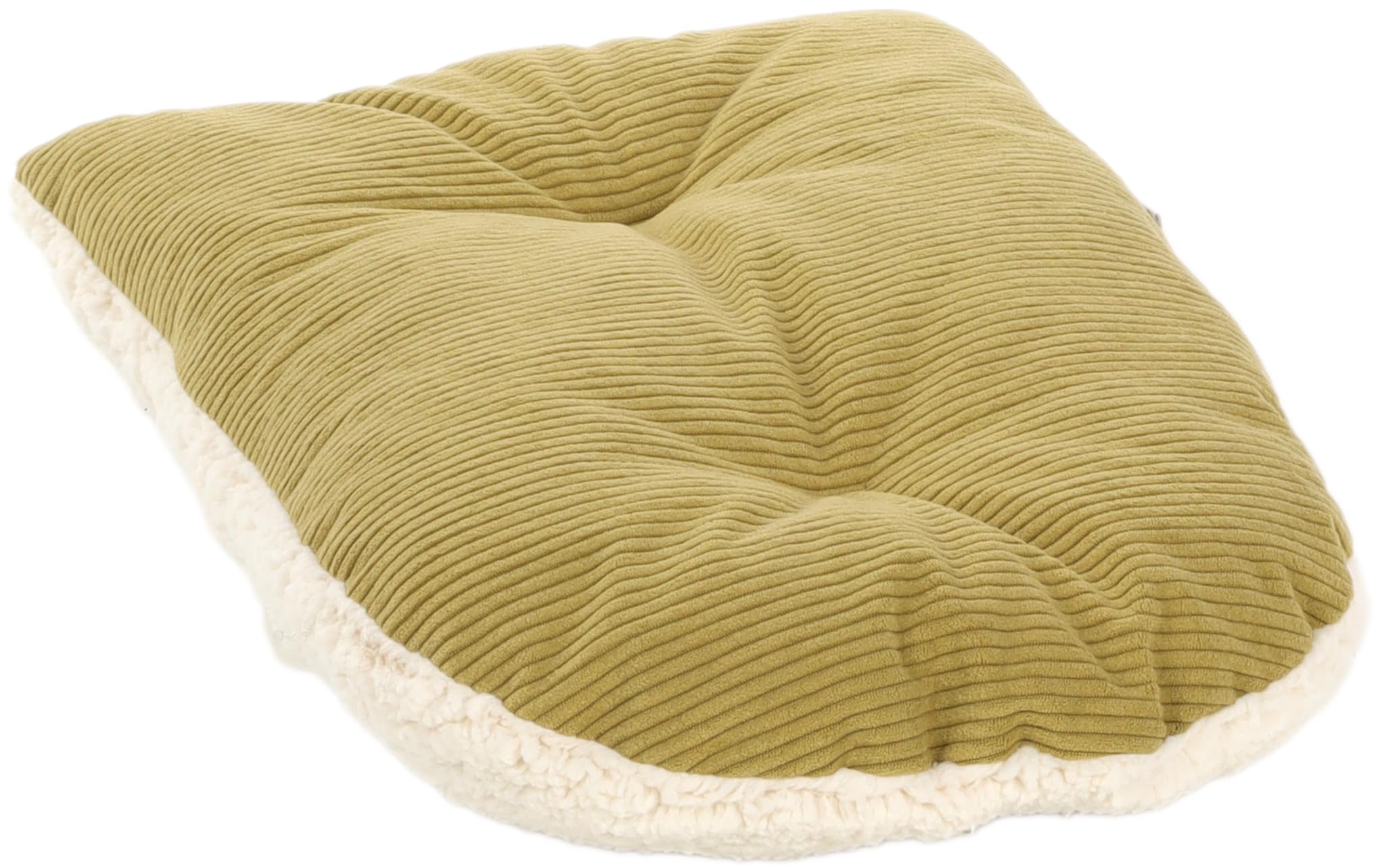 Flamingo Haustierbett Mila Grün – Weich, Bequem, 50x37x18 cm, Waschbar, rutschfest
