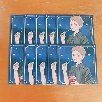 Amazon.co.jp: ハイキュー サマーフェア 特典ビジュアルカード 夜久 夜