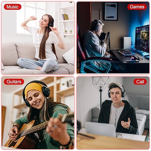 Miniatura 7 de Toxaoii QC45 - Cable de audio en espiral compatible con auriculares Bose QuietComfort QC 45, QC35 II, QC 35, OE2 OE2i Soundlink SoundTrue con