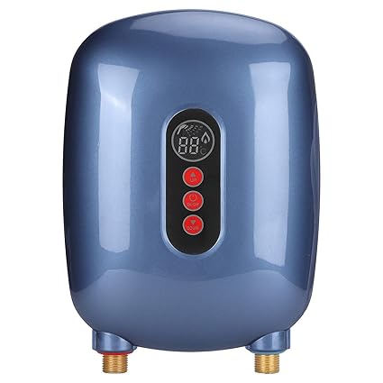 RANDWICK Instant Heater, 6500W Energy - ?Saving Water Heating Device Sturdy 220V Eco - ?Friendly for Bathroom for Household Kitchen(Blue)
