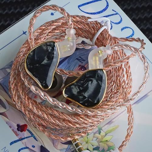 Miniatura 7 de Monitores intrauditivos DB2 1BA+1DD Auriculares híbridos de alta fidelidad con cable, auriculares de 0.138 in con cable desmontable sin enredos de 2