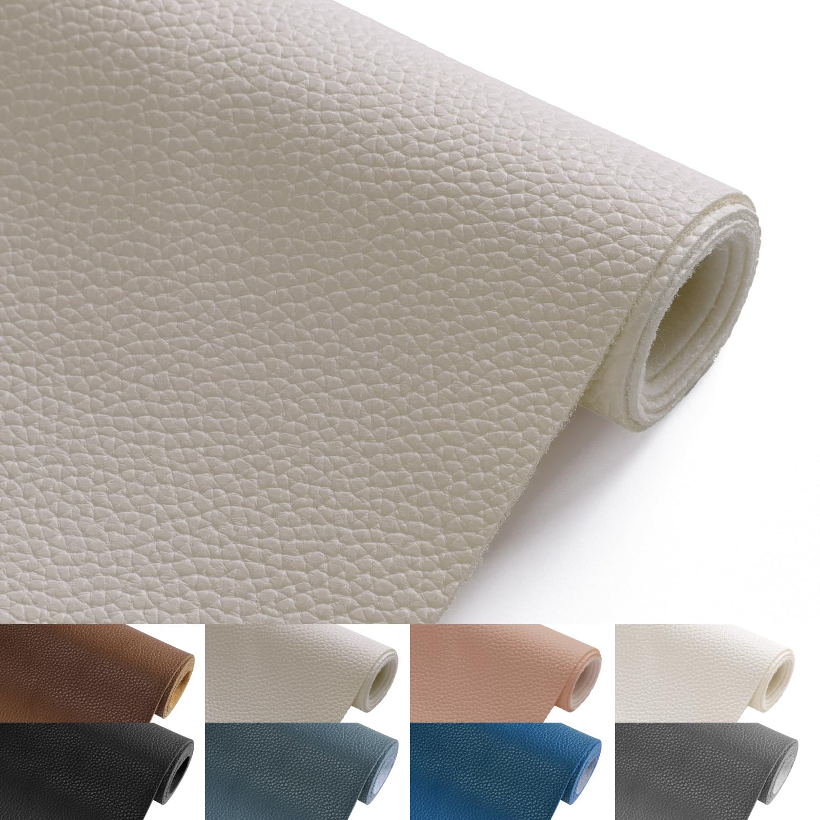 The Yard - Tessuto spesso in finta pelle, larghezza 139,7 cm, larghezza 1,15 mm, spessore 1,15 mm, in morbida pelle sintetica, per tappezzeria, divani, borse, sedie, artigianato fai da te, 4,6 m