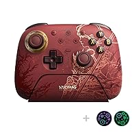 Vista 1 de 8Bitdo Ultimate 2 Wireless Gaming Controller with TMR Joysticks, Switchable Hall Effect/Tactile Triggers, Back Buttons, RGB Fire Ring, 8Speed Tech