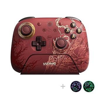 8Bitdo Ultimate 2 Wireless Gaming Controller with TMR Joysticks, Switchable Hall Effect/Tactile Triggers, Back Buttons, RGB Fire Ring, 8Speed Tech for Windows & Android - WUCHANG Fallen Feathers