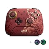 8Bitdo Ultimate 2 Wireless Gaming Controller with TMR Joysticks, Switchable Hall Effect/Tactile Triggers, Back Buttons, RGB Fire Ring, 8Speed Tech for Windows & Android - WUCHANG: Fallen Feathers
