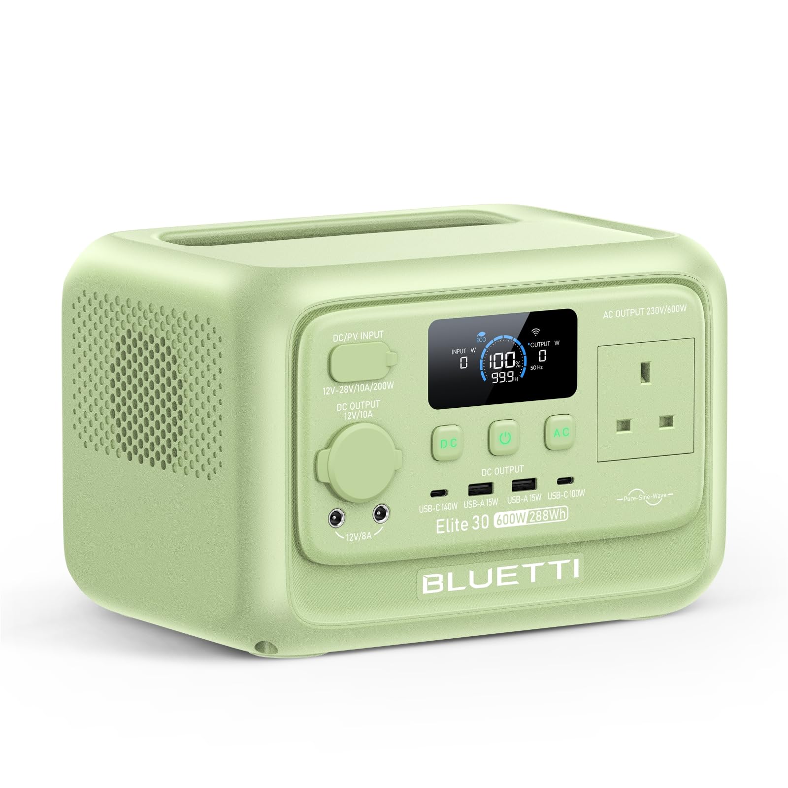 Compact 288Wh BLUETTI with fast charging and rare UPS support