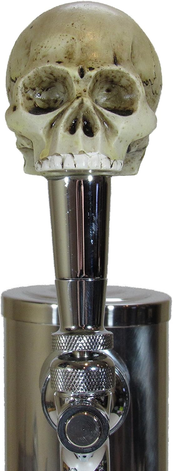 Kool Collectibles No Jaw Skull Sports Bar Beer Tap Handle Kegerator Resin Zombie Breweriana Bar