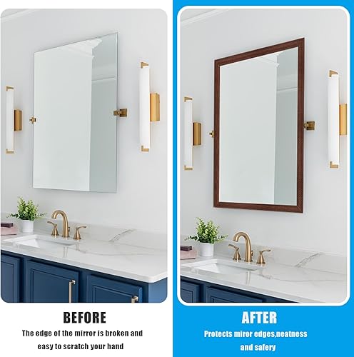 Vista 43 de YESUS Marco de papel tapiz 3D de grano de madera gris oscuro de 3.93 pies (32.8 ft), extraíble, PVC, impermeable, para despegar y pegar, adhesivo