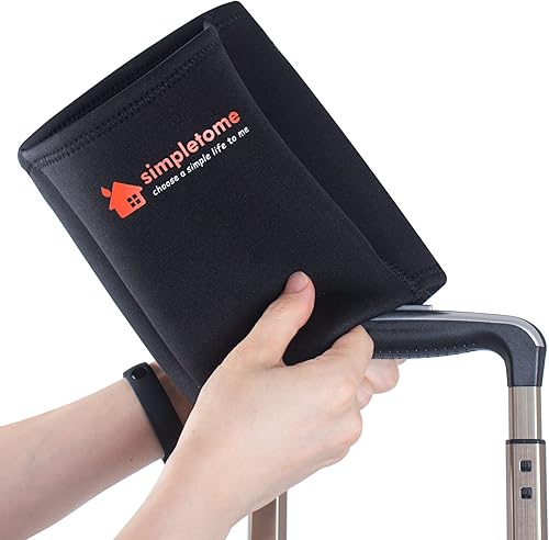 Miniatura 4 de simpletome Portavasos para equipaje con manos libres, accesorio para bolsa de bebidas, estilo simple, materiales elásticos, fácil de instalar y