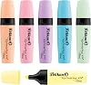 Pelikan 6 x Pastel Chisel Tip Highlighter Pens 490