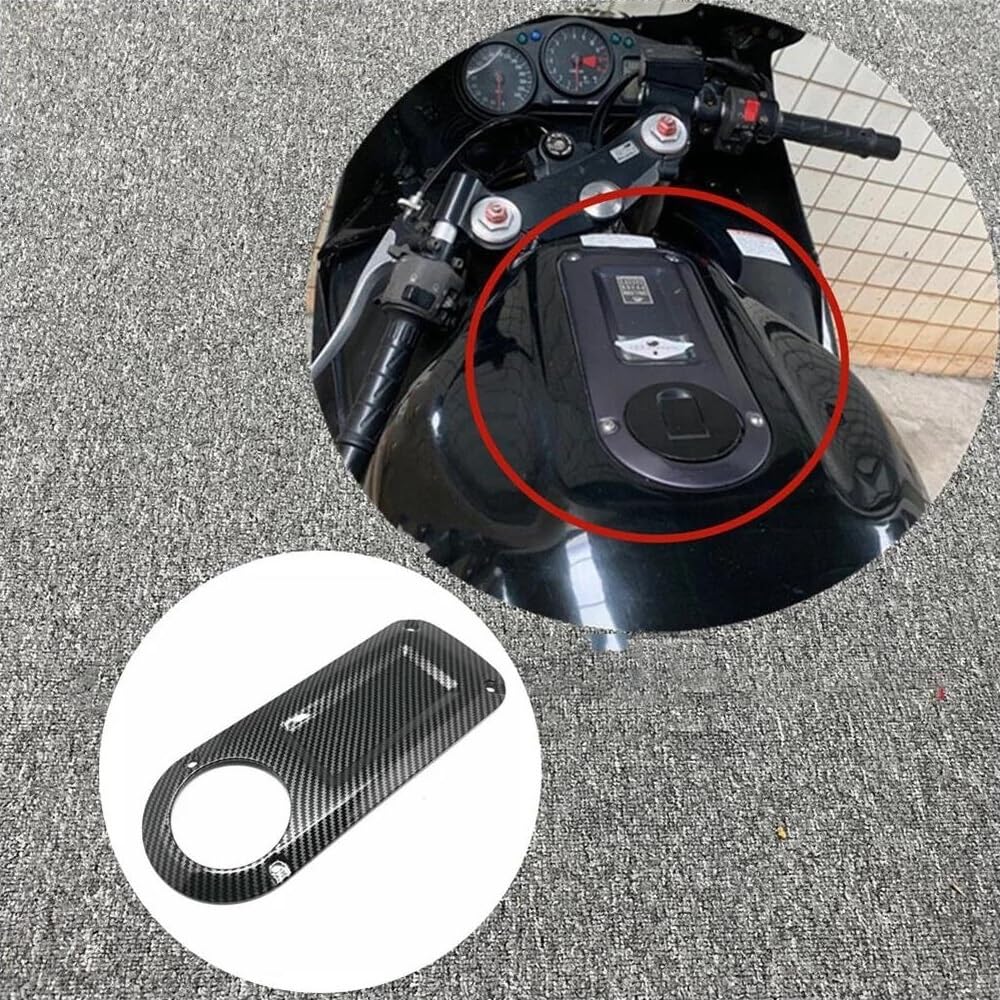 Tankpad Motorad Carbon Fiber Motorrad Tank Center Abdeckung Panel Verkleidung Für Kawasaki Für Ninja ZX-12R ZX12R 2000-2005 Motorrad Schutz