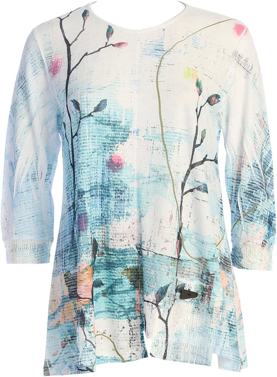 Jess & Jane Tunic With Mesh Contrast - BU2