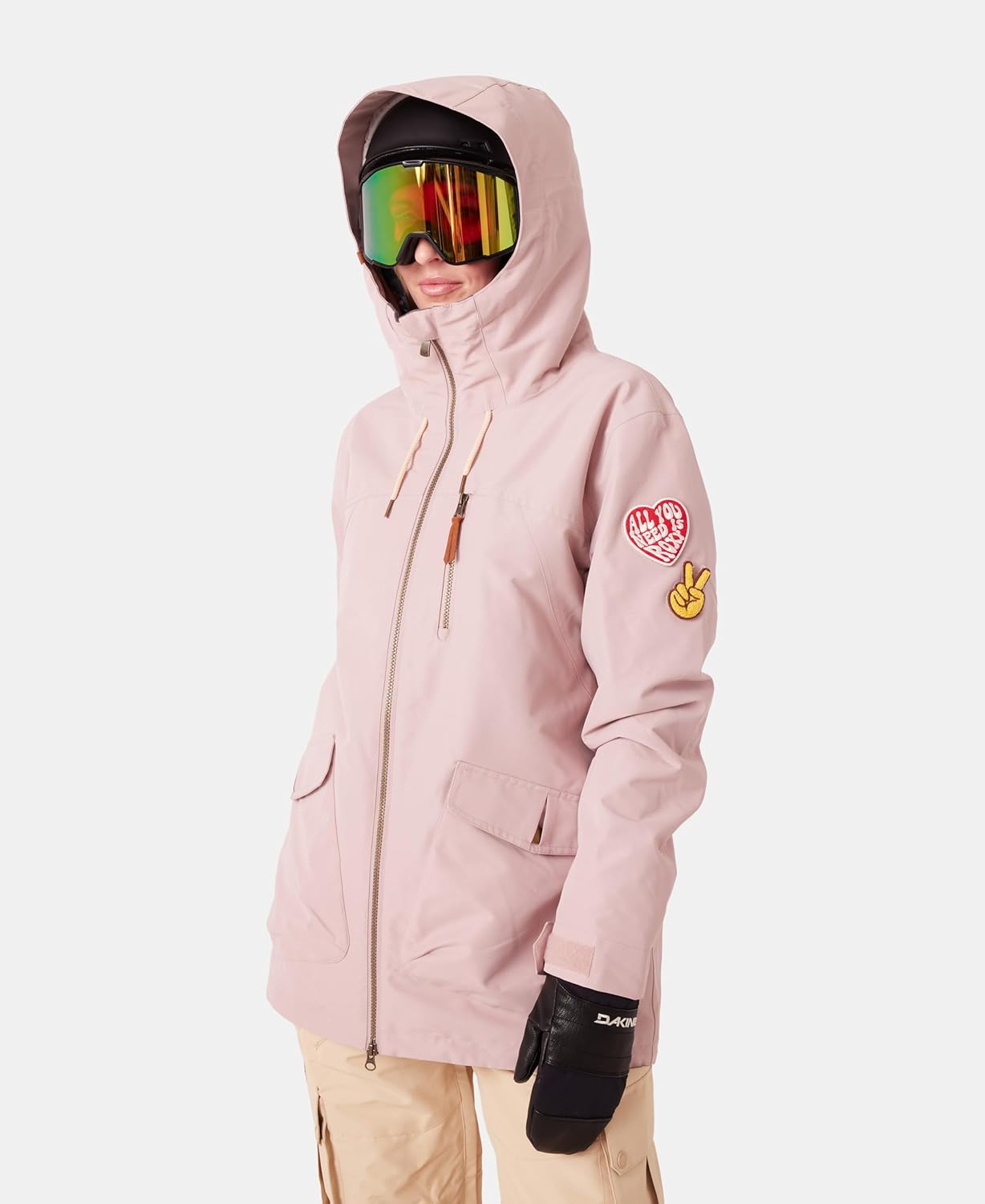 Roxy Women's Free Love Snow Jacket – 15k Waterproof, Insulated, Pfas-free, Hydrosmart Collar