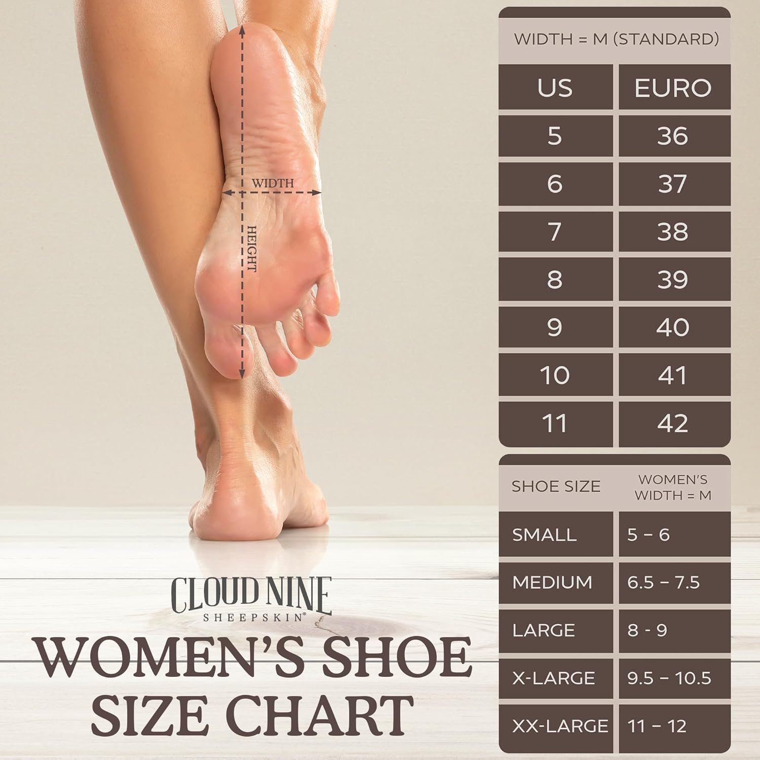 Cloud Nine Women’s Sheepskin Booties for Women - Genuine Sheepskin Slipper with Soft Suede Leather Upper and Durable TPR Sole - Image 9