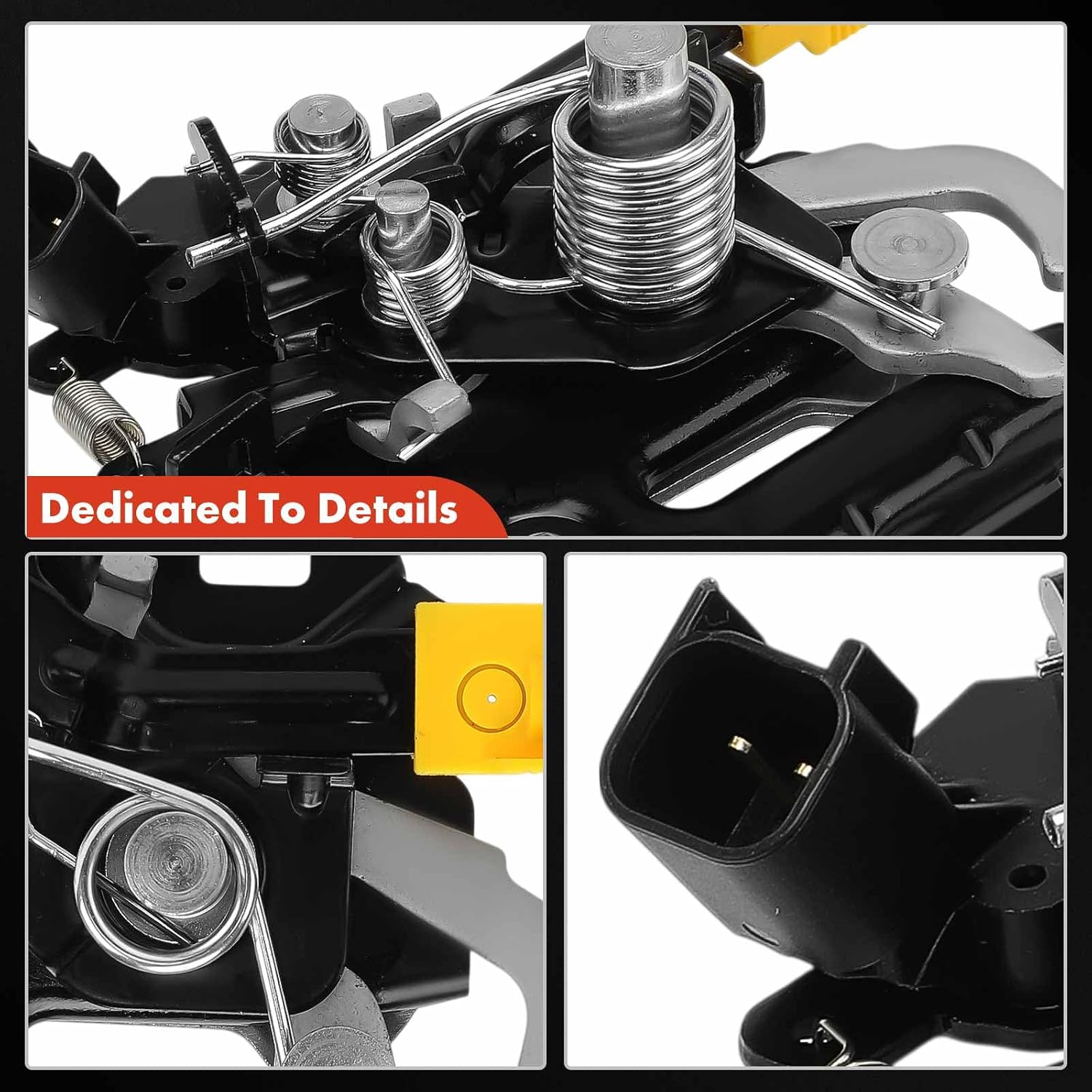 A-Premium Hood Latch Lock Compatible with Ford Fusion 2013-2015, Front Hood Lock Engine Bonnet Latch Assembly