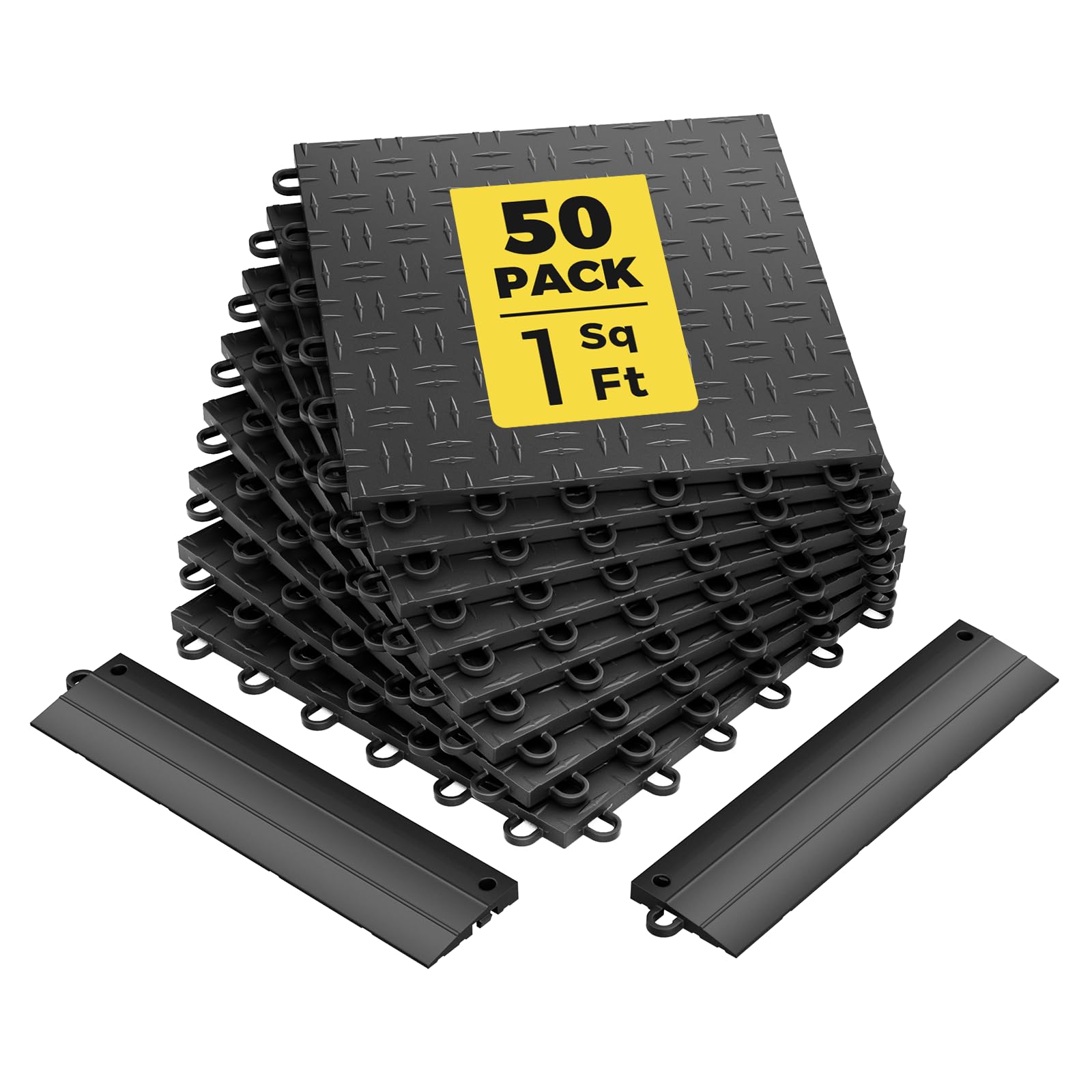Amazon.com: CAMMOO Garage Floor Tiles Heavy-Duty Interlocking 12