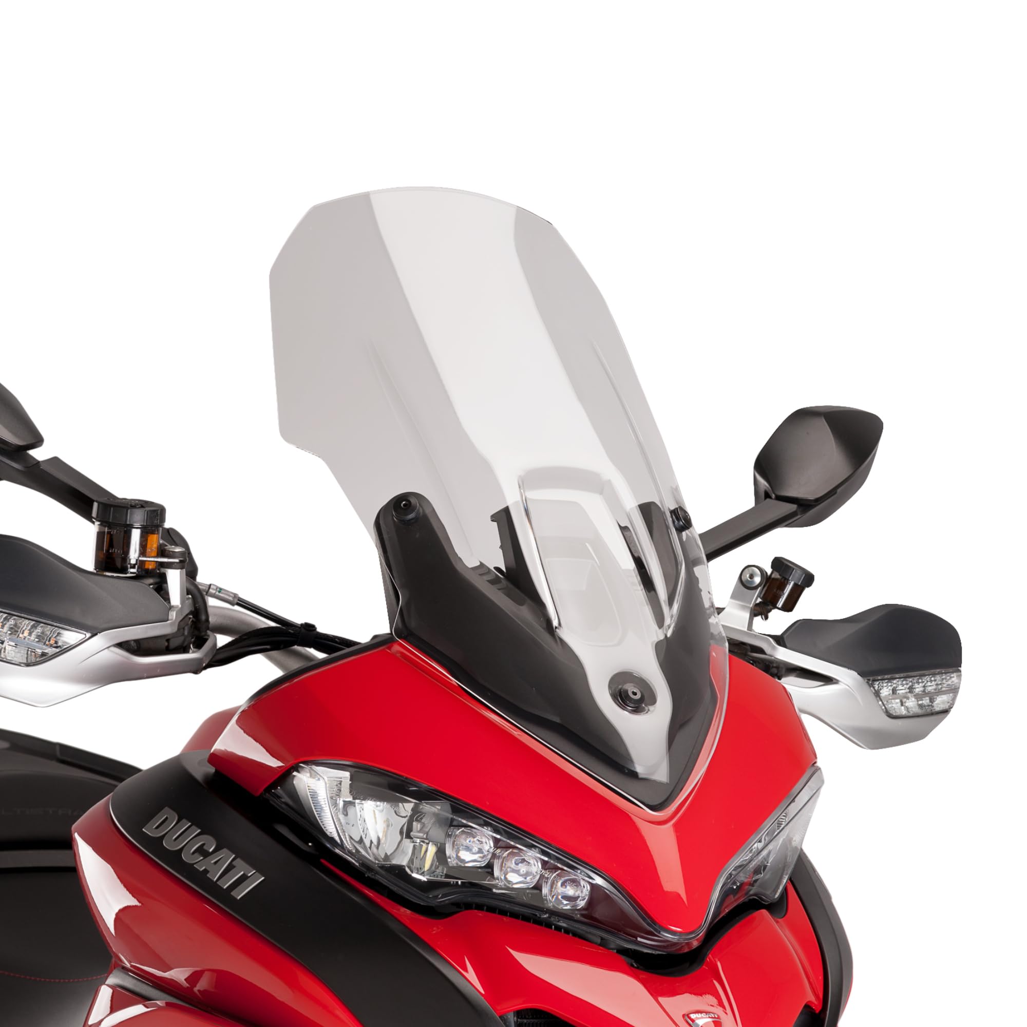 Cupolino Parabrezza Plexiglass JD9 Trasparente Compatibile con DUCATI Multistrada V2 2017-2024