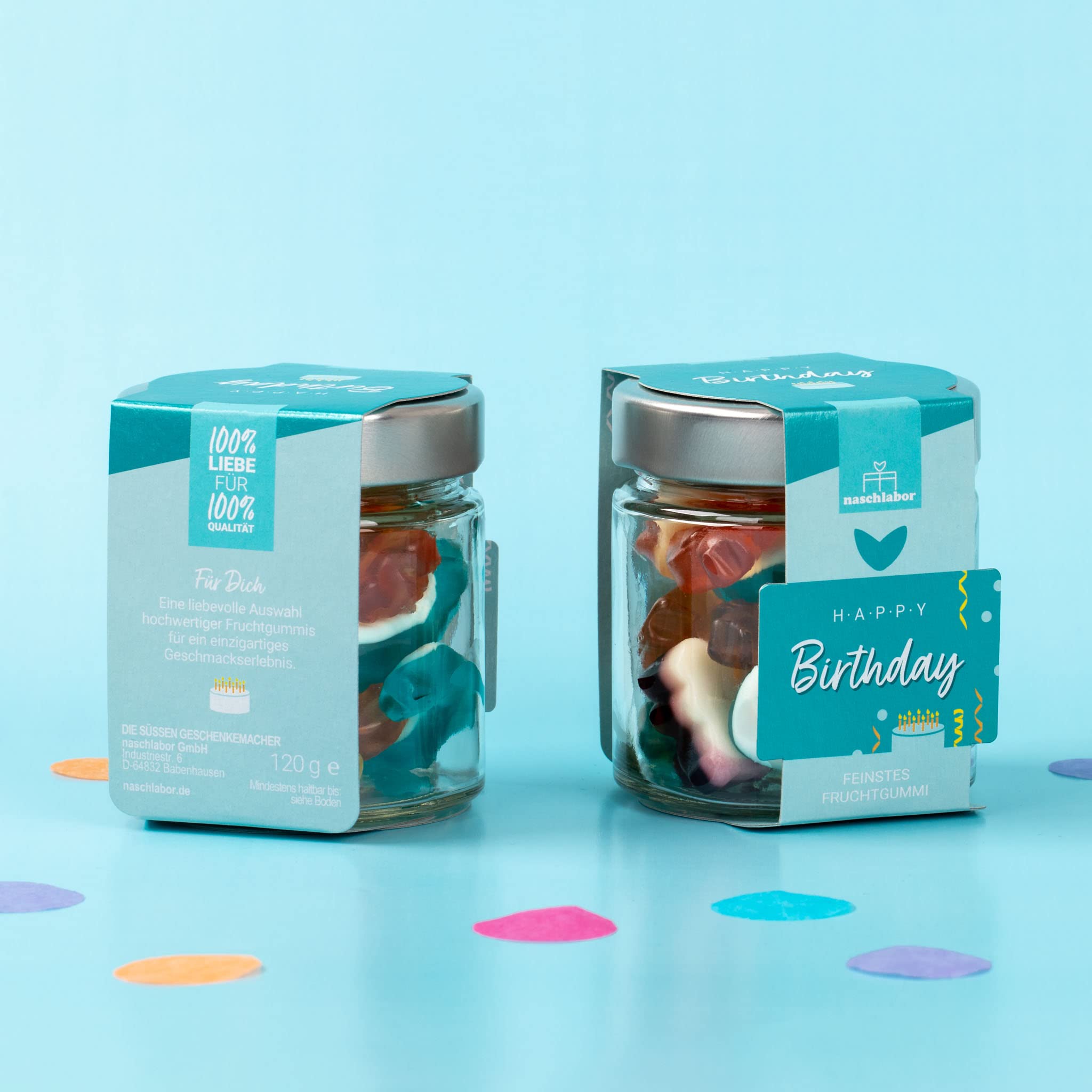 Happy Birthday - Süßes Geburtstagsgeschenk | 120g Fruchtgummi