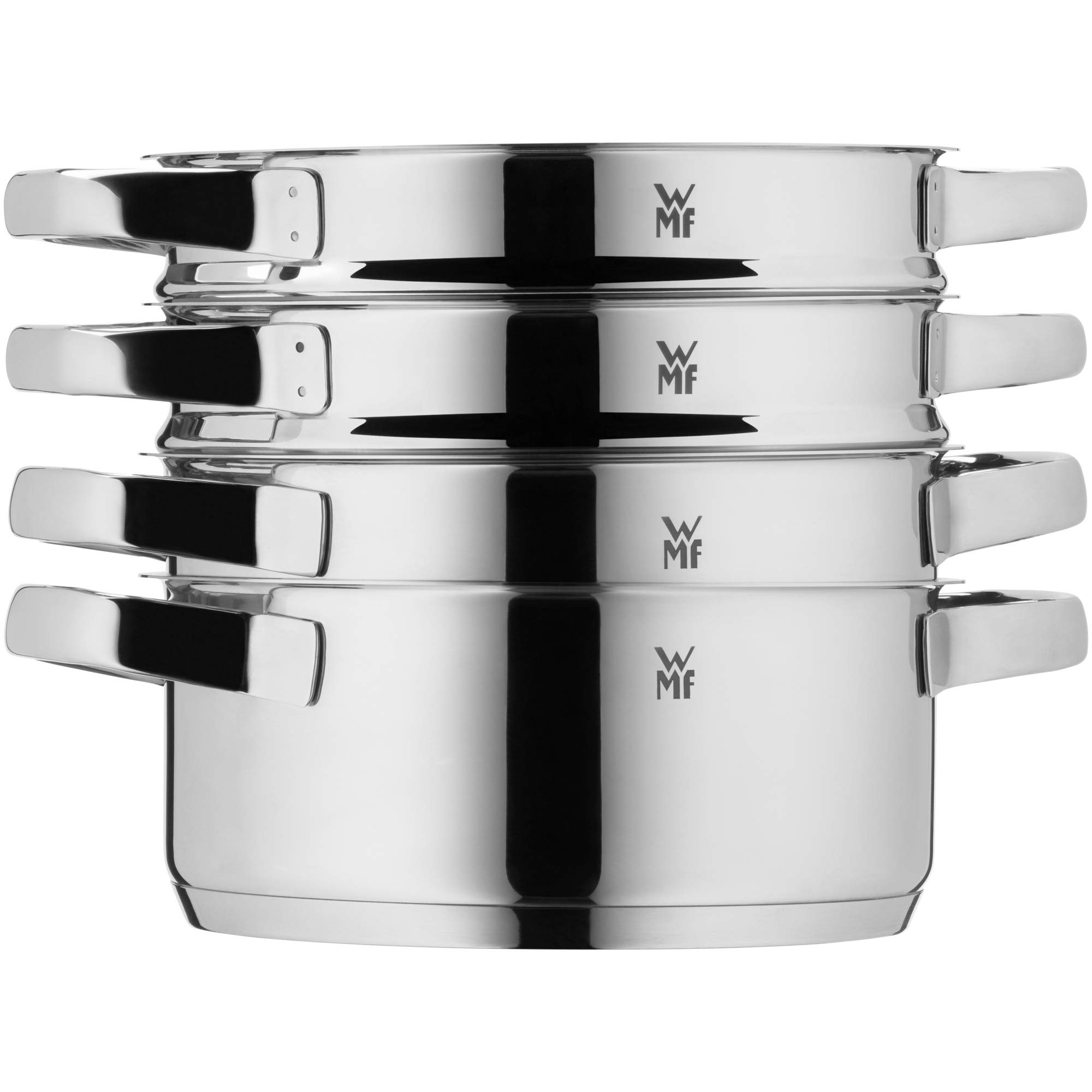 WMF Compact Cuisine vaporera para verduras/tuberculos 24 cm, inserto de vapor para olla, acero inoxidable Cromargan, apto para lavavajillas