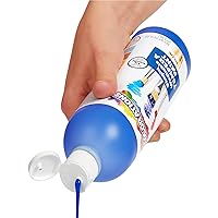 Vista 7 de Colorations Pintura de témpera lavable, juego de 7, 16 onzas líquidas, juego de 7, neón, neón, no tóxica, vibrante, audaz, brillante, pintura