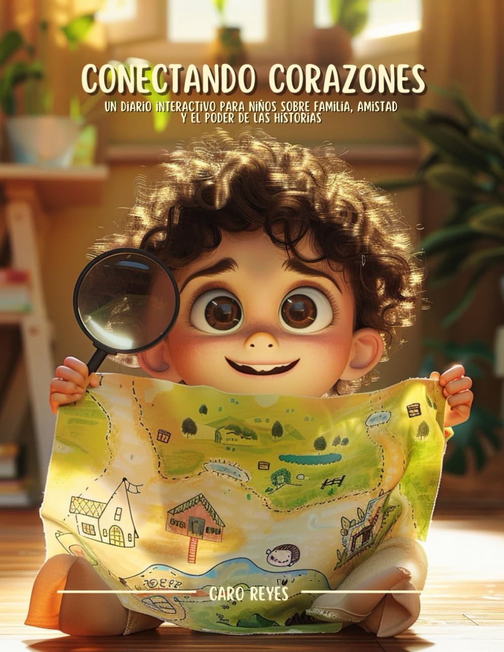 Conectando Corazones: Un diario interactivo para niños sobre familia, amistad y el poder de las historias