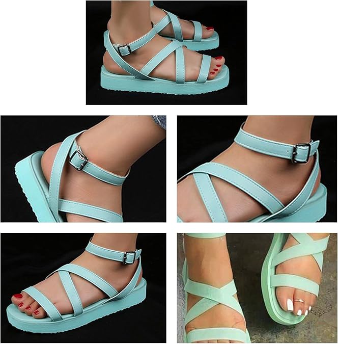 Amazon.com: Sandalias para mujer planas de plataforma para mujer, sandalias  de plataforma de talla grande, sandalias baratas para mujer, sandalias  lindas, sandalias de vestir para mujer, sandalias casuales para mujer,  sandalias deportivas