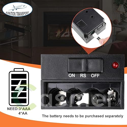 Miniatura 3 de Control remoto de chimenea, termostato, kit de encendidoapagado remoto de chimenea de gas, para válvula de gas millivolt, compatible con ambientes,