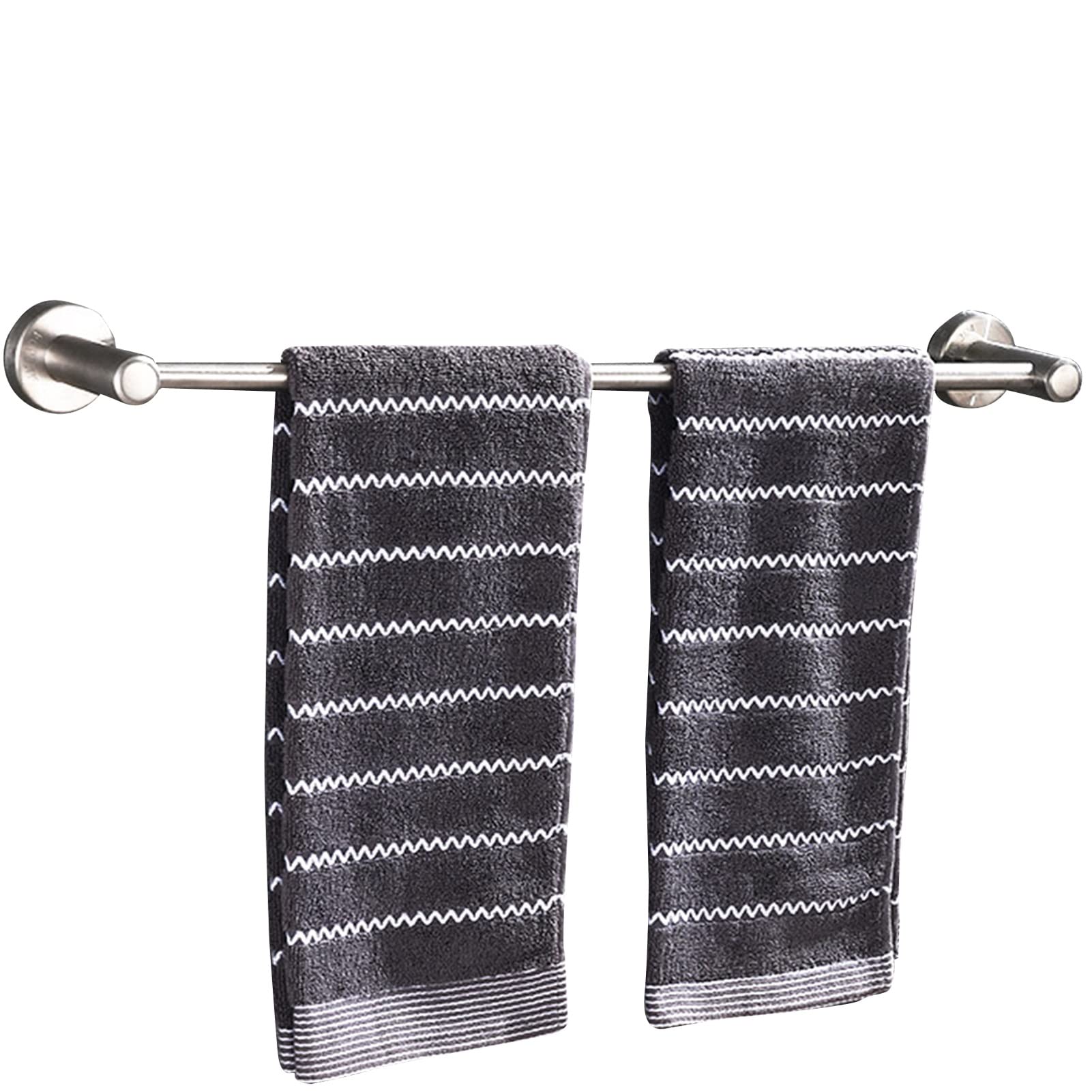 Porte-serviette simple en acier inoxydable mural pour salle de bain
