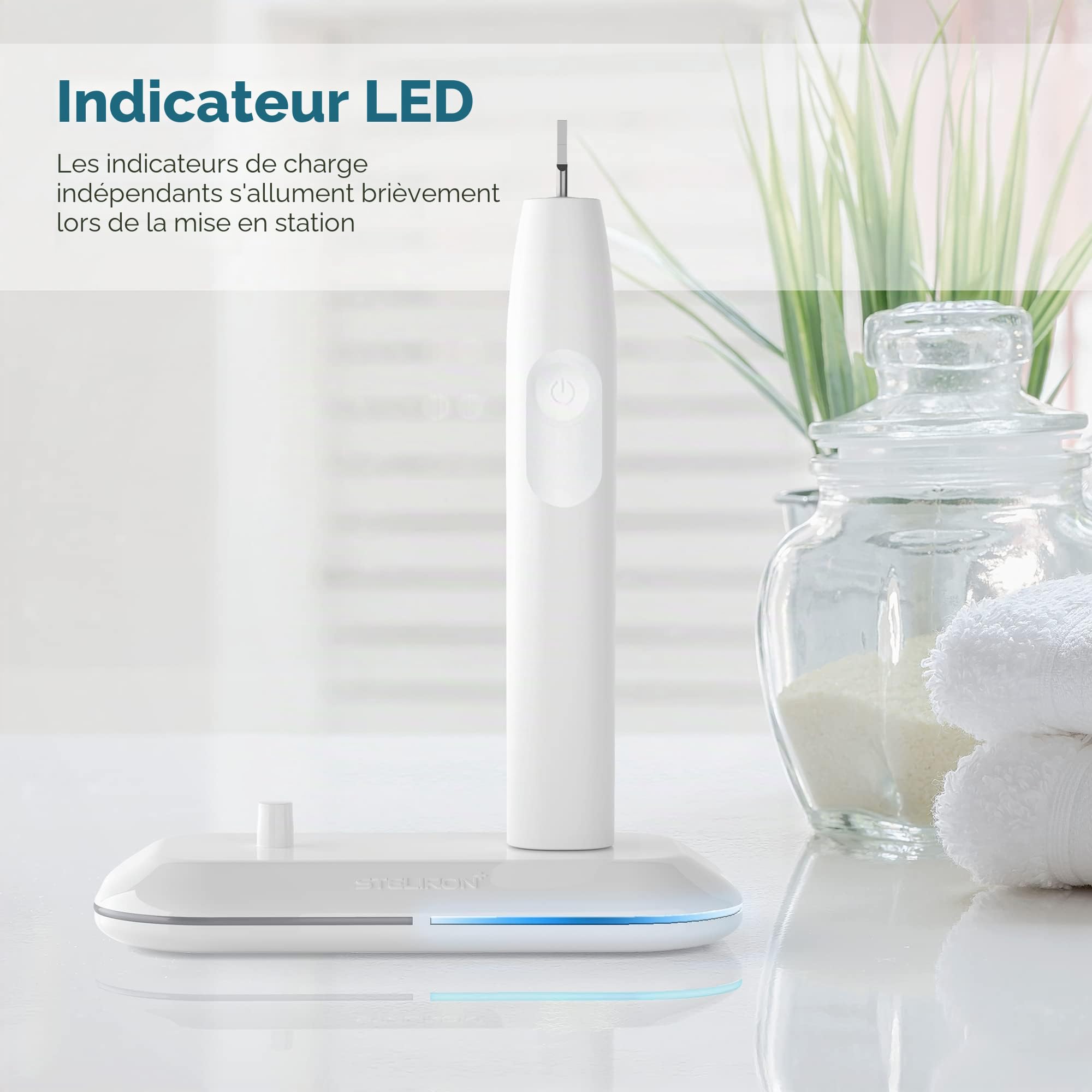GALVANOX Chargeur Double 2-en-1 pour brosses à Dents électriques Oral-B – Compatible Braun Oral-B Pro, Vitality, Genius, Smart, IO et Kids, Remplacement Base 3757