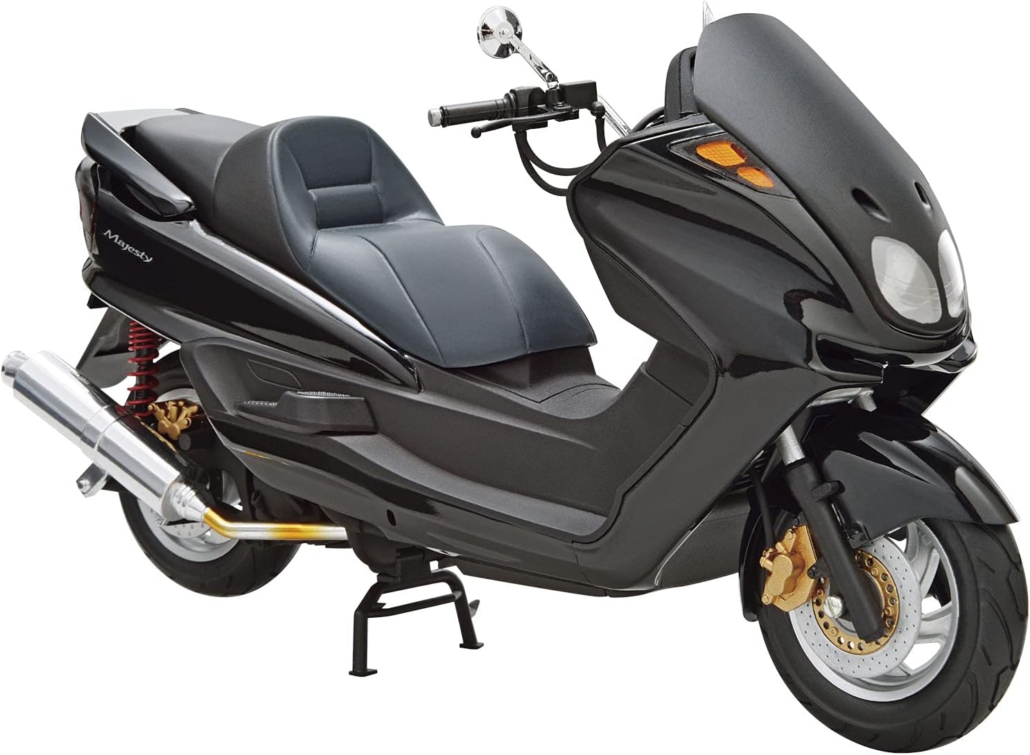 Aoshima Yamaha Majesty C with Custom Parts 1:12 Scale Model Kit